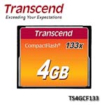 Transcend創見 CF RAM CARD 4GB 133X TS4GCF133