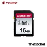 Transcend創見 300S SD RAM Card 16GB SDHC Class10 UHS-I U1 TS16GSDC300S
