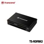 Transcend創見 RDF8 USB3.1 Gen 1 多合一讀卡機 黑色(TS-RDF8K2) USB3.1 新版本