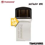 Transcend創見 JetFlash 890S 64GB OTG雙USB3.1手機電腦兩用隨身碟 TS64GJF890S