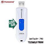 Transcend創見 JetFlash 790 256GB 白色 USB3.1 隨身碟 TS256GJF790W