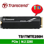 Transcend創見 1TB TS1TMTE250H MTE250H系列 M.2 2280 PCIe NVMe SSD固態硬碟(3D NAND)(五年保固)