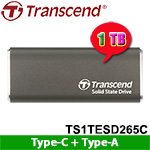 Transcend創見 1TB TS1TESD265C ESD265C系列 Type-C 外接式SSD固態硬碟 (五年保固)