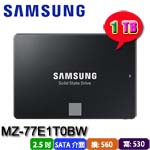 SAMSUNG三星 1TB MZ-77E1T0BW 870 EVO SATA SSD固態硬碟(TLC) (五年保固)(4601.WE1TB.652)(促銷價至04/28止)