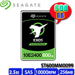 SEAGATE 600GB ST600MM0099 Exos 10E2400 SAS企業級硬碟 (五年保固)