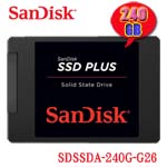 SanDisk 240GB SDSSDA-240G-G26 SSD PLUS SATA SSD固態硬碟(TLC) (三年保固)【公司貨】4601.SSD24.322(購買前請先詢問庫存)