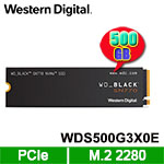 Western Digital威騰 500GB WDS500G3X0E 黑標 SN770 M.2 2280 PCIe NVMe SSD固態硬碟 (五年保固)