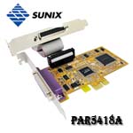SUNIX PAR5418A 2-port PCI-E IEEE1284擴充卡