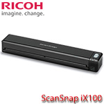 RICOH理光 ScanSnap iX100 攜帶式掃描器 (同原FUJITSU富士通)(購買前請先詢問庫存)