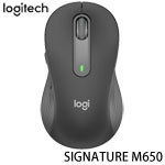 Logitech羅技 SIGNATURE M650 石墨灰 藍牙無線滑鼠 (M)(特價,售完調漲)