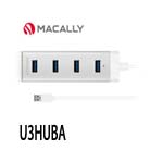Macally U3HUBA 鋁製 4埠 USB3.0 集線器
