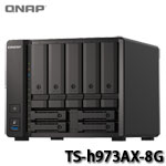 QNAP威聯通科技 TS-h973AX-8G 9-Bay 網路儲存伺服器(不含HD)