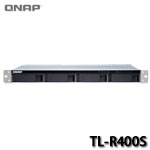 QNAP威聯通科技 TL-R400S 4-Bay 機架式短機箱 多通道 SATA 6Gb/s 高效能儲存擴充設備(不含HD及滑軌)