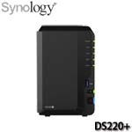 Synology群暉 DiskStation DS220+ 網路儲存伺服器(不含HD)(限量售完為止)