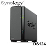 Synology群暉 DiskStation DS124 網路儲存伺服器(不含HD)