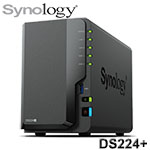 Synology群暉 DiskStation DS224+ 2Bay 網路儲存伺服器(不含HD)
