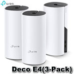 TP-Link Deco E4(3-pack) AC1200 雙頻Wi-Fi Mesh網狀路由器系統