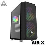 MONTECH君主 Air X 黑色 鋼化玻璃透側 ARGB 緊湊型ATX機殼