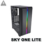 MONTECH君主 SKY ONE LITE 黑色 鋼化玻璃透側 ARGB ATX機殼