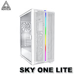 MONTECH君主 SKY ONE LITE 白色 鋼化玻璃透側 ARGB ATX機殼