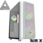 MONTECH君主 Air X 白色 鋼化玻璃透側 ARGB 緊湊型ATX機殼