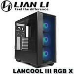 Lian-Li聯力 Lancool III RGB-X 黑色 鋼化玻璃雙透側 機殼