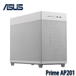 ASUS華碩 Prime AP201 White Edition 白色 金屬網孔側板 Micro-ATX機殼