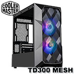 CoolerMaster TD300 MESH 黑色 鋼化玻璃透側 ARGB ATX機殼 (TD300-KGNN-S00)