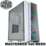 CoolerMaster MasterBox 520 MESH 白色 鋼化玻璃透側 ARGB 機殼 (MB520-WGNN-S00)