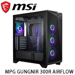 MSI微星 MPG GUNGNIR 300R AIRFLOW 黑色 強化玻璃透側 ARGB 電競機殼