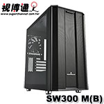 SuperChannel視博通 SW300 M(B) 黑色 玻璃透側 M-ATX機殼