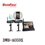 SecuFirst DWH-A059X 數位無線網路監視器 (一機二鏡) (內附8G SD卡)(促銷價至 06/01止)