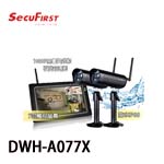 SecuFirst DWH-A077X 數位無線網路監視器(一機二鏡) (內附16G SD卡) (促銷價至 03/15 止)