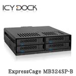 ICYDOCK MB324SP-B 四層式2.5吋HDD/SSD 轉 5.25吋 熱插拔 硬碟背板模組