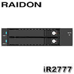 RAIDON InTANK iR2777-S3 2-Bay 2.5吋 HDD/SSD 磁碟陣列內接抽取盒
