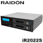 RAIDON InTANK iR2022S 2-Bay 2.5吋 HDD/SSD 磁碟陣列內接抽取盒
