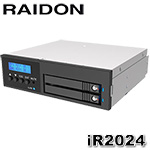 RAIDON InTANK iR2024 2-Bay 2.5吋 HDD/SSD 磁碟陣列內接抽取盒