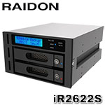 RAIDON InTANK iR2622S 2-Bay 2.5吋/3.5吋 HDD/SSD 磁碟陣列內接抽取盒