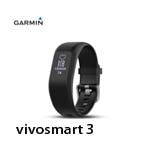 GARMIN vivosmart 3 腕式心率智慧手環(小) 黑色 010-01755-A1