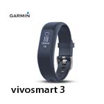 GARMIN vivosmart 3 腕式心率智慧手環(小) 藍色 010-01755-A3