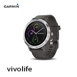GARMIN vivolife 石磨灰 悠遊智慧腕錶 010-01769-D0