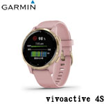 GARMIN vivoactive 4S 乾燥玫瑰 GPS智慧腕錶(40mm) 010-02172-35