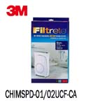 3M CHIMSPD-01/02UCF-CA 空氣清淨機超濾凈型進階版/高效版專用濾網