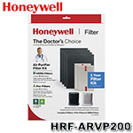 Honeywell HRF-ARVP200 一年份耗材組 (4片活性碳+2片HEPA/盒) 適用型號:HPA-200/202/5250