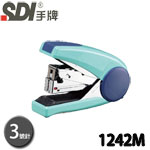 SDI 手牌 1242M 藍 3號 壹指訂 省力平針掌上型 訂書機