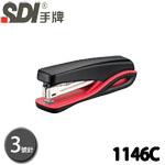 SDI 手牌 1146C 紅 3號 α流線型 訂書機